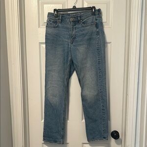 American Eagle Outfitters High Rise Ankle Straight Jeans